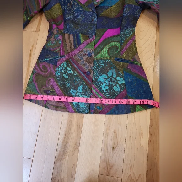 Vintage Kenzo silk blazer - Picture 8 of 11